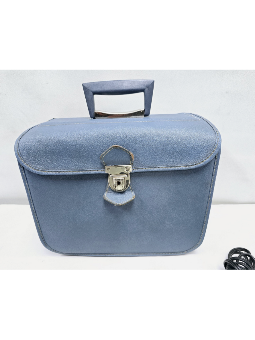 White 221K Sewing Machine – Serviced, Excellent Condition with Blue Case