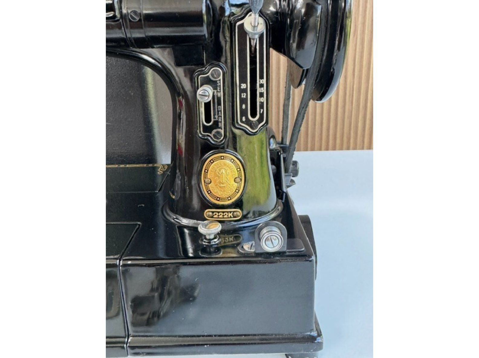 222k Featherweight Sewing Machine – Fully Serviced With Accessories + Adapter Included